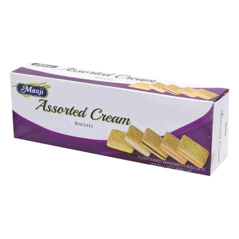 Manji Assorted Cream Biscuit 160g